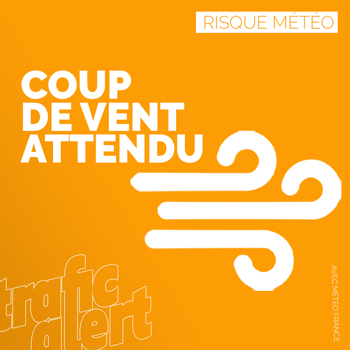 Avis de vent violent voire de tempête