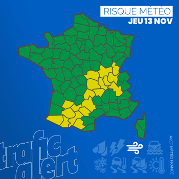 Vigilance météo jaune liée au vent