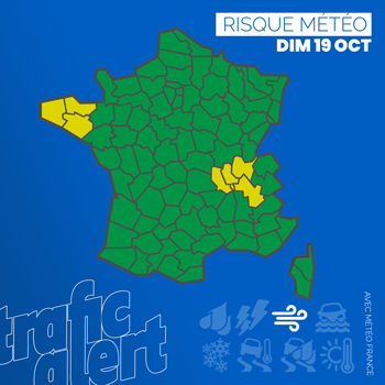 Vigilance météo jaune liée au vent