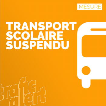 Transports scolaires suspendus en raison de la météo