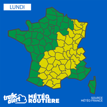 Vigilance météo jaune liée aux orages