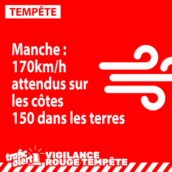 Tempête Ciaran dans la Manche